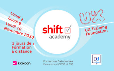 Nouvelle session de notre formation UX Training Foundation ! Format à distance