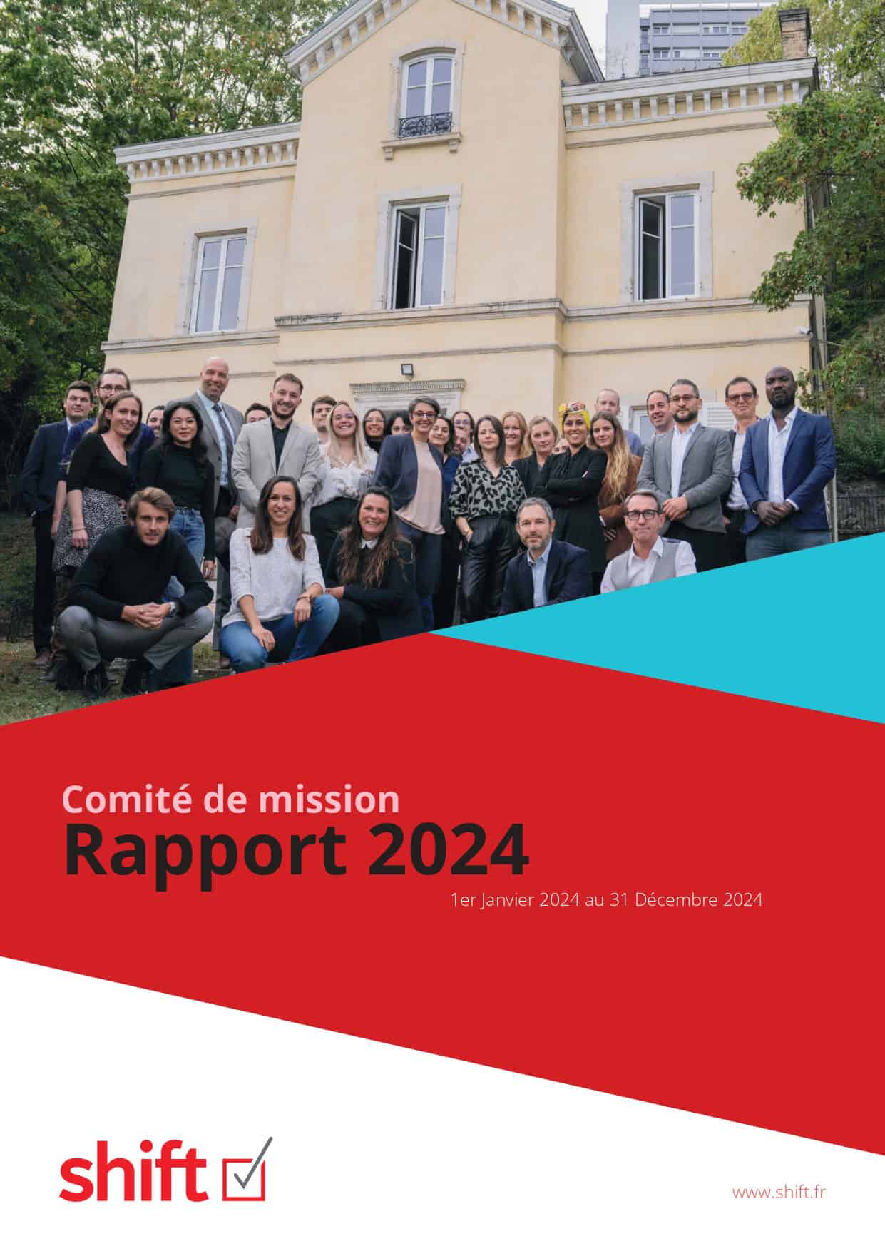 Couverture rapport société de mission shift