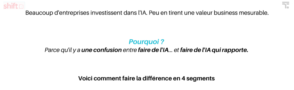 Pourquoi l'IA analytics échoue en entreprise : 4 chapitres pour comprendre l'AI washing, le vrai problème data, la solution self-service et la FAQ ThoughtSpot
